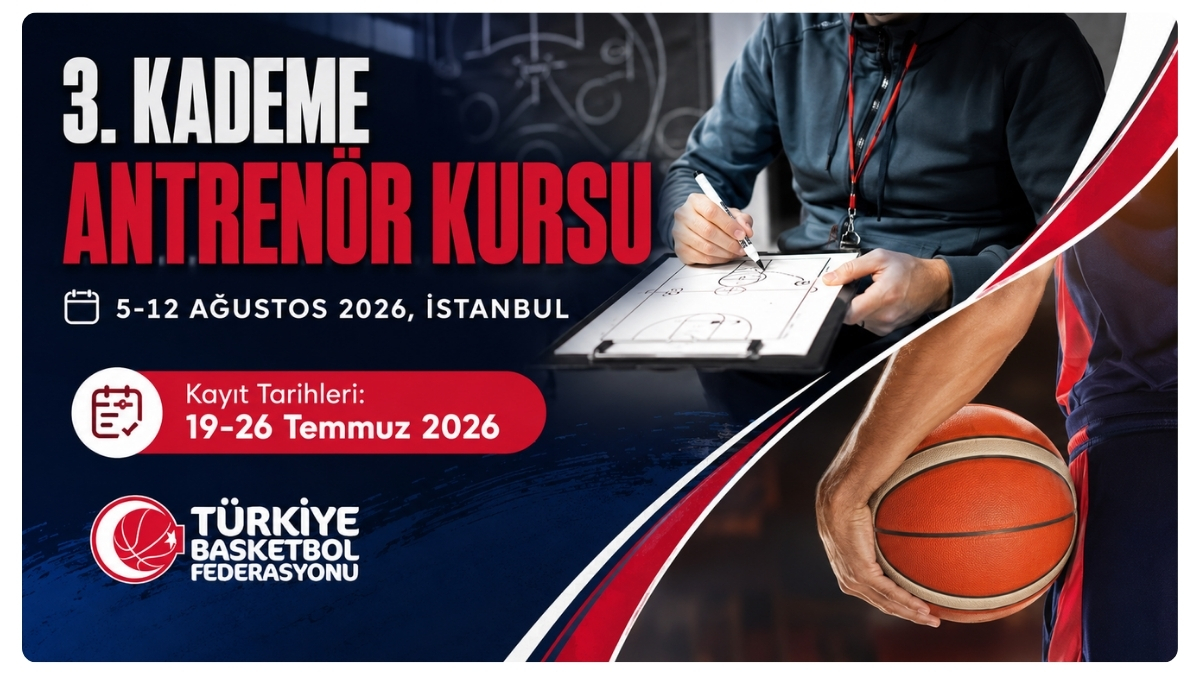 3. Kademe Antrenör Kursu İçin Başvurular Başlıyor