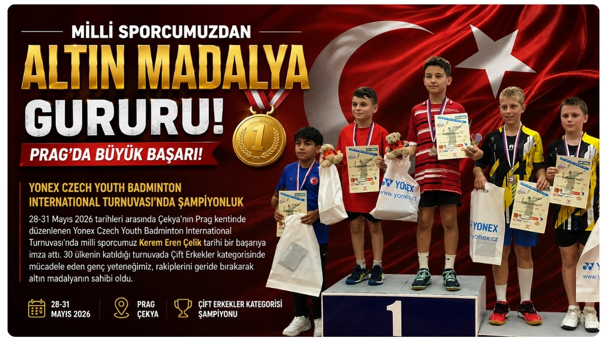 Milli Sporcumuzdan Altın Madalya Gururu