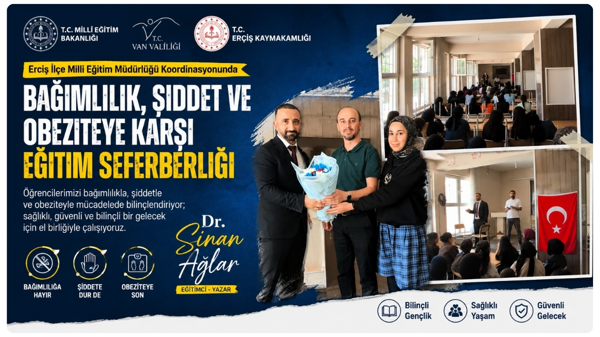 Dr. Sinan Ağlar Bağımlılık, Şiddet Ve Obeziteye Karşı Eğitim Seferberliği