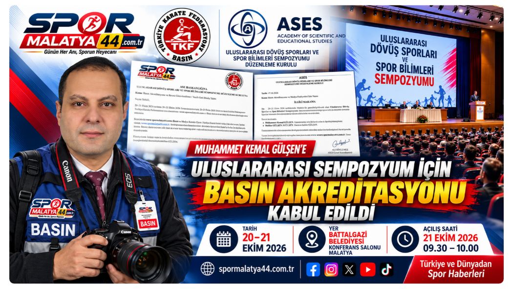 Muhammet Kemal Gülşen’e Uluslararası Sempozyum İçin Basın Akreditasyonu