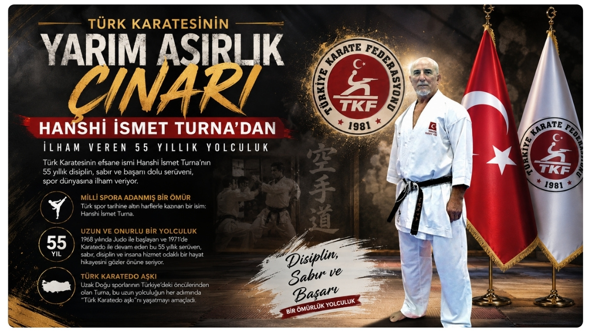 Türk Karatesinin Yarım Asırlık Çınarı: Hanshi İsmet Turna’dan İlham Veren 55 Yıllık Yolculuk