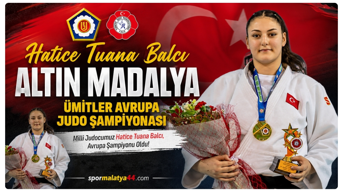 Hatice Tuana Balcı Avrupa Şampiyonu Olarak Altın Madalyayı Türkiye'ye Kazandırdı
