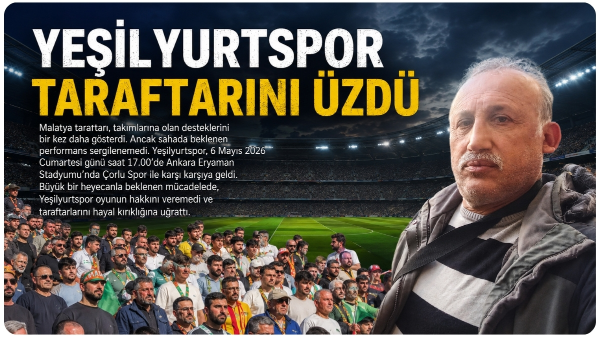 Yeşilyurtspor Taraftarını Üzdü