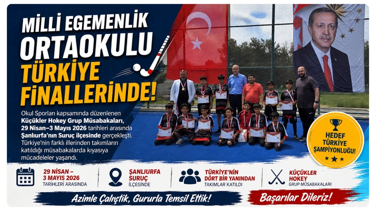 Milli Egemenlik Ortaokulu Türkiye Finallerinde!