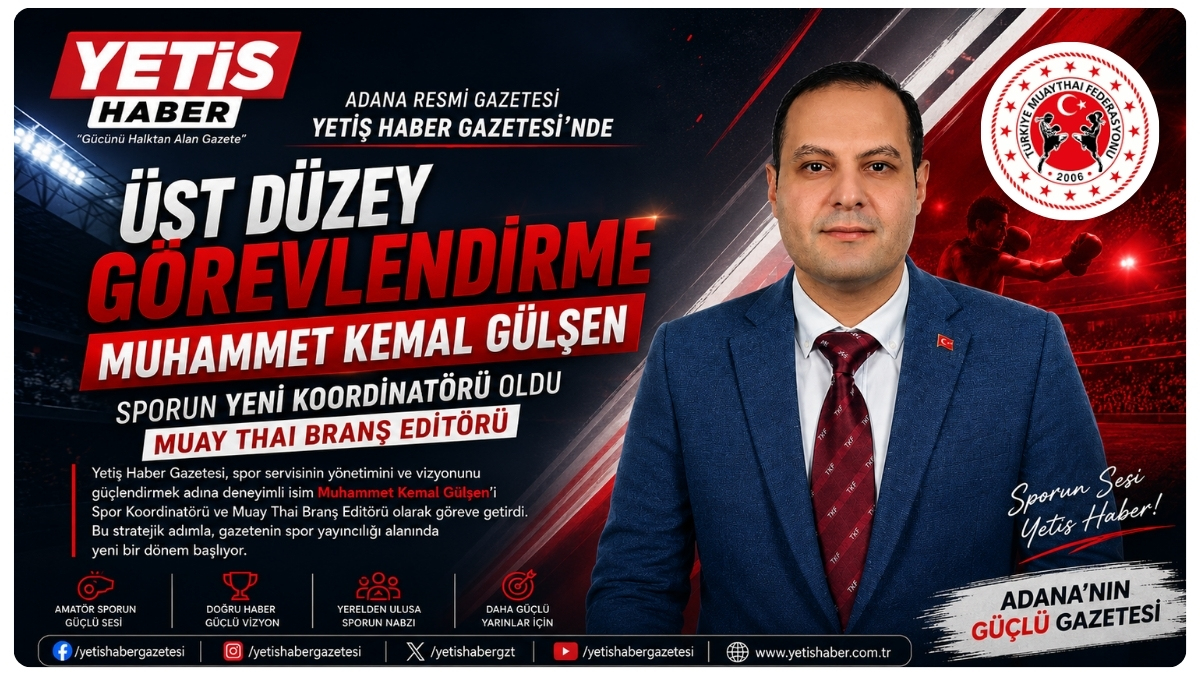 Muhammet Kemal Gülşen, Yetiş Haber Gazetesi Spor Koordinatörü Oldu