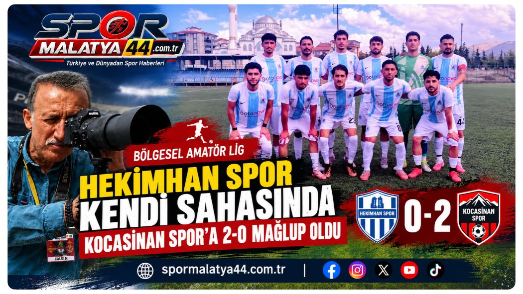 Hekimhan Spor, Kendi Sahasında Kocasinan Spor’a 2-0 Mağlup Oldu