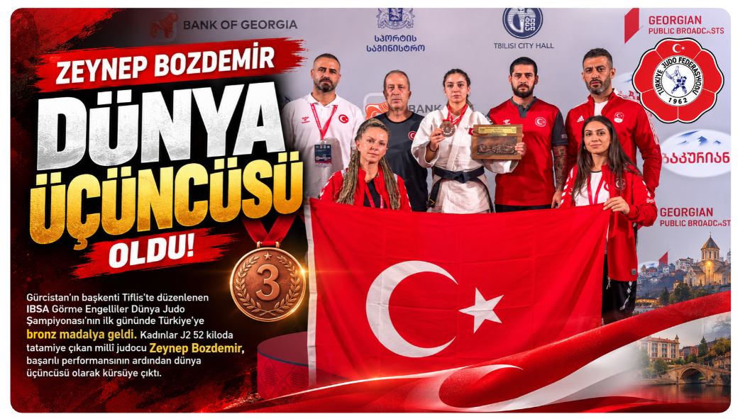 Zeynep Bozdemir Dünya Üçüncüsü Oldu