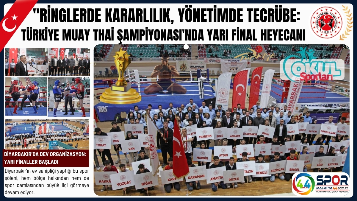 Türkiye Muay Thai Şampiyonası'nda Yarı Final Heyecanı