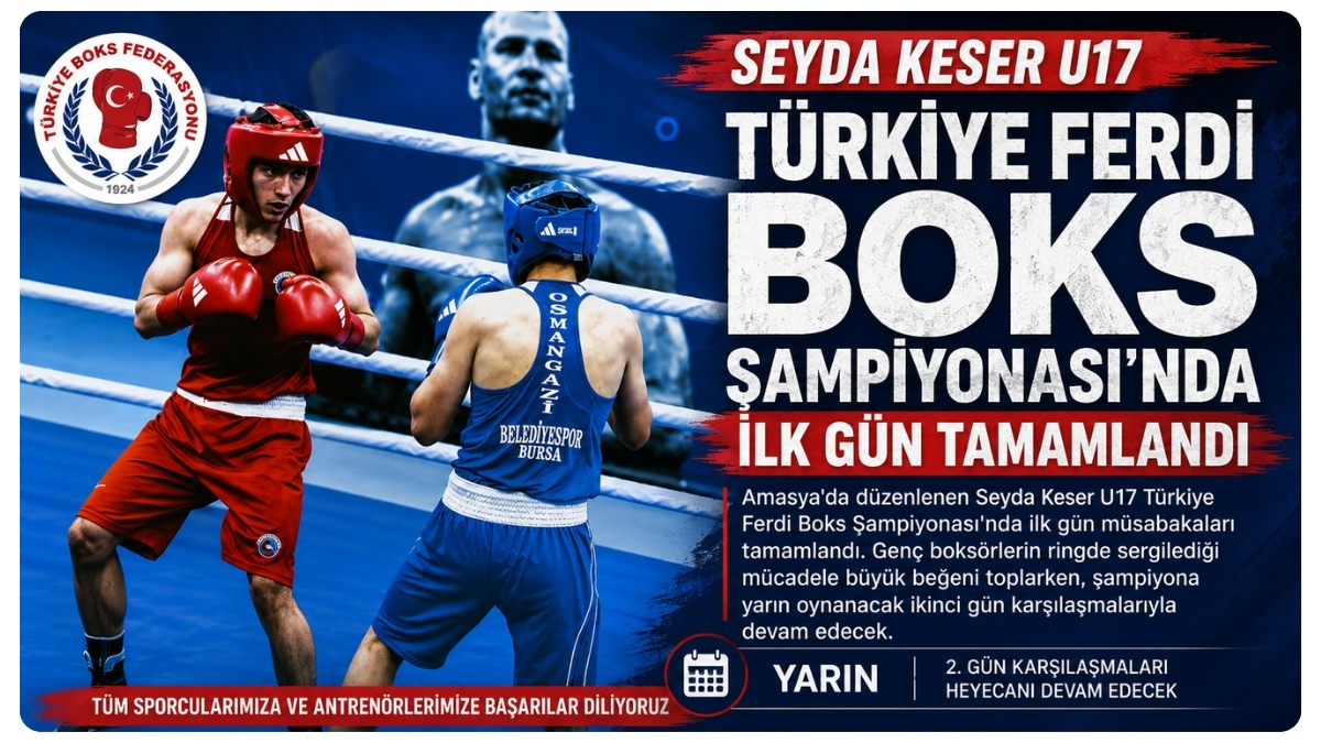 Seyda Keser U17 Türkiye Ferdi Boks Şampiyonası'nda İlk Gün Tamamlandı