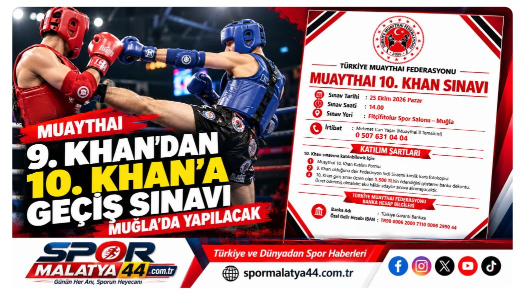 Muaythai 9. Khan’dan 10. Khan’a Geçiş Sınavı Muğla’da Yapılacak