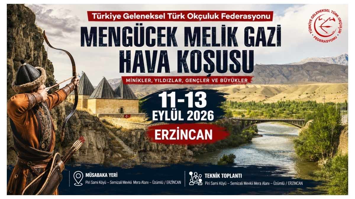 Erzincan’da Mengücek Melik Gazi Hava Koşusu Heyecanı Başlıyor