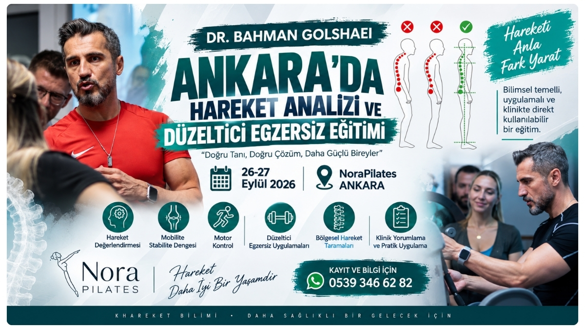 Ankara’da Hareket Analizi Ve Düzeltici Egzersiz Eğitimi Düzenlenecek