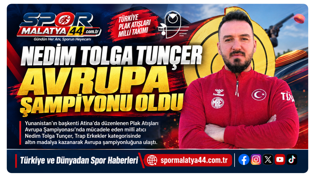 Nedim Tolga Tunçer Avrupa Şampiyonu Oldu