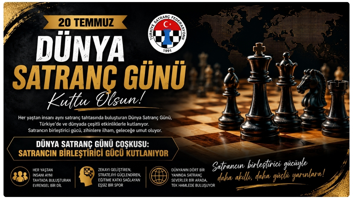 Dünya Satranç Günü Coşkusu: Satrancın Birleştirici Gücü Kutlanıyor