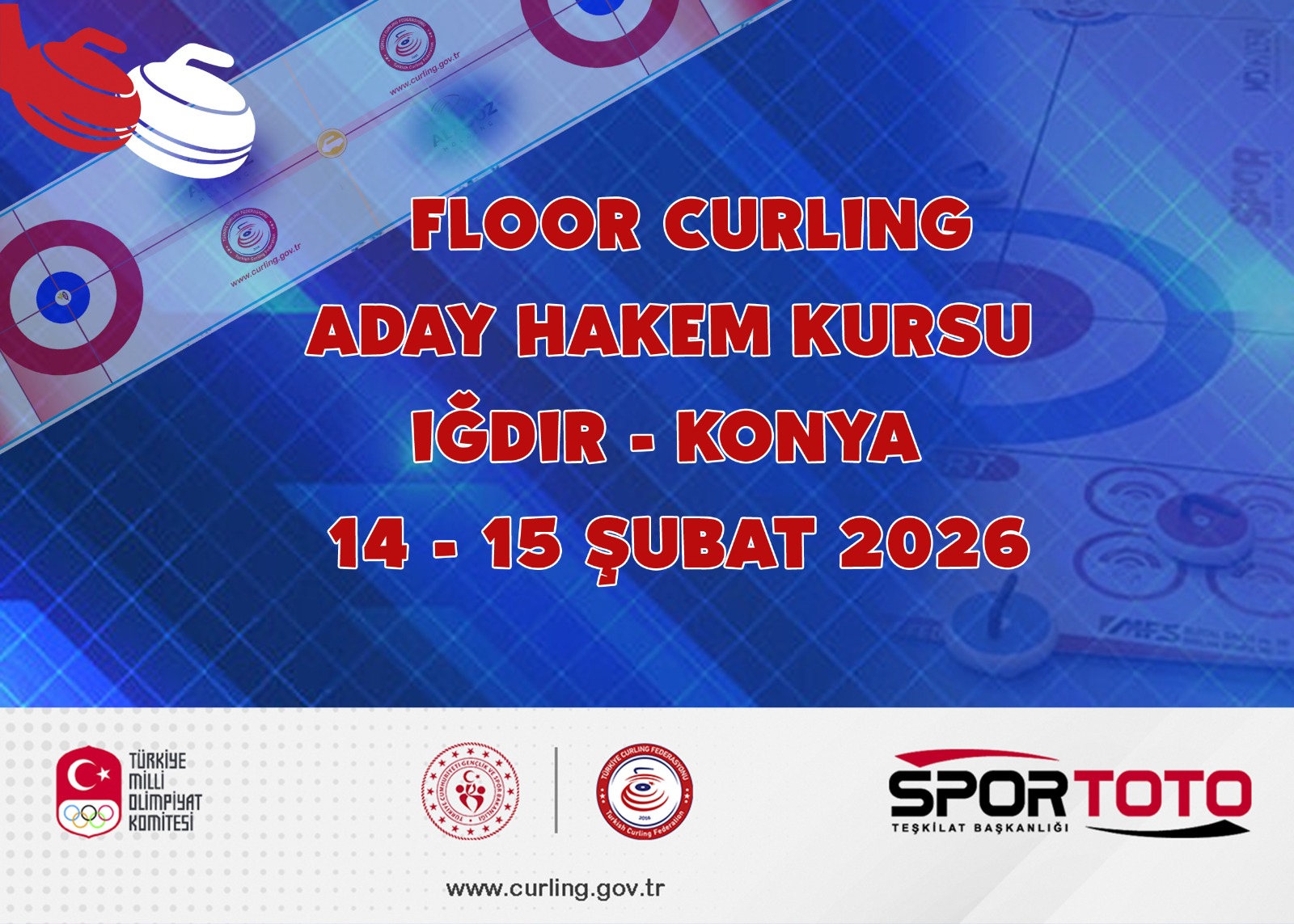 Floor Curling Aday Hakem Kursu - Konya ve Iğdır...