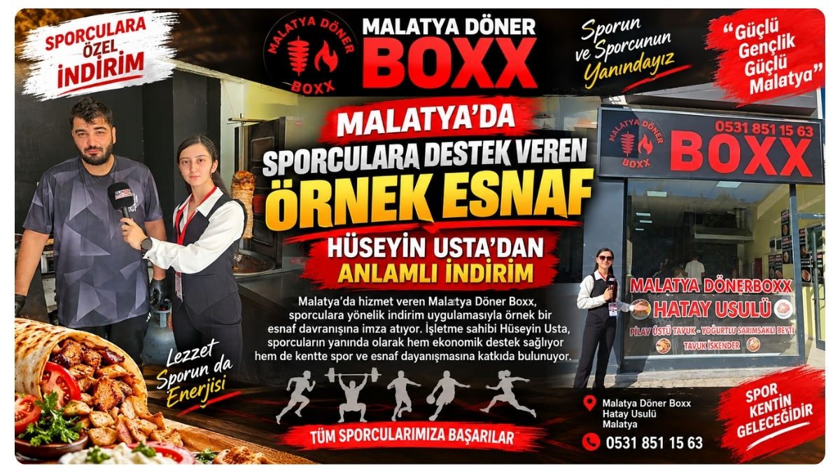 Malatya’da Sporculara Destek Veren Örnek Esnaf: Hüseyin Usta’dan Anlamlı İndirim