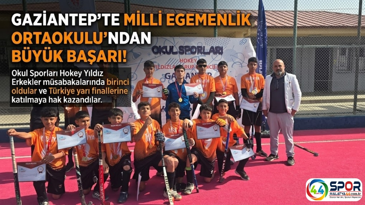 Gaziantep'te Milli Egemenlik Ortaokulu'ndan Büyük Başarı